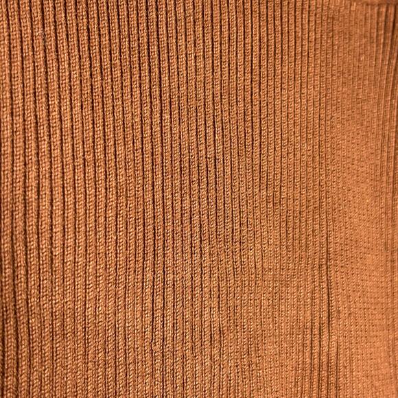 Rue 21 Mini Skirt- Medium- brown knit very stretchy summer concert date - Picture 3 of 3